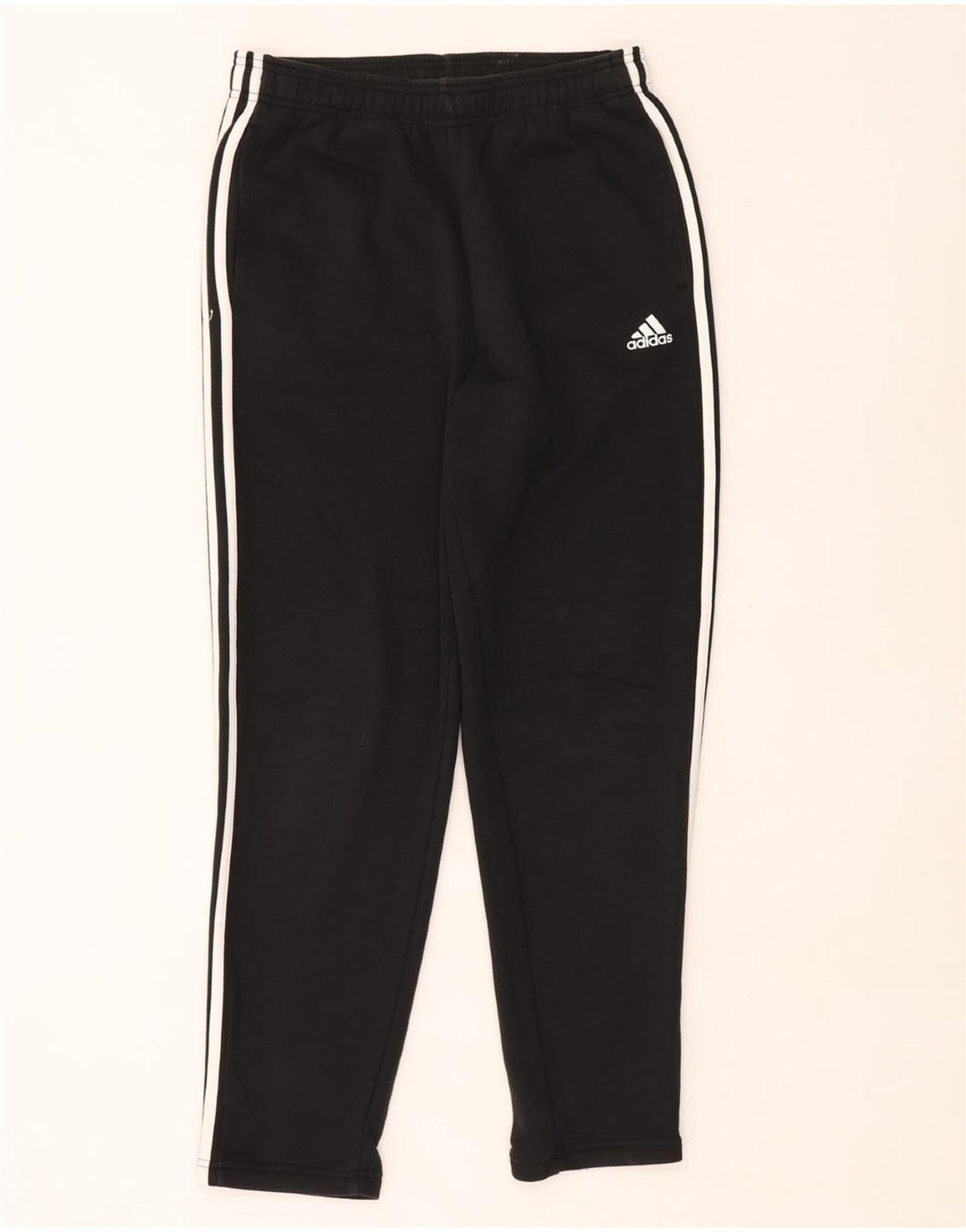 Calças de treino masculinas ADIDAS de algodão preto médio
