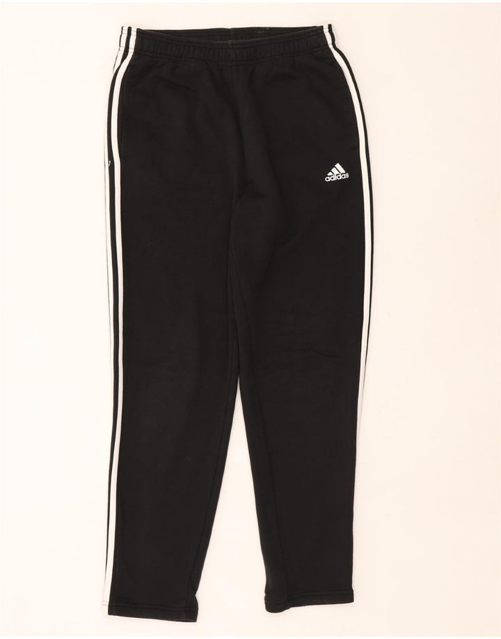 Calças de treino masculinas ADIDAS de algodão preto médio