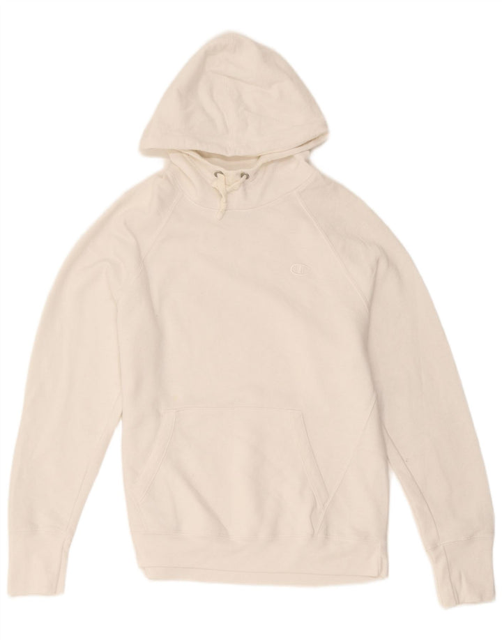 Jumper com capuz feminino Champion UK 14 médio branco