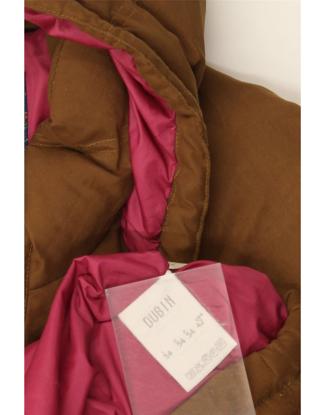 Jaqueta acolchoada masculina DUBIN IT 54 2XL poliéster marrom