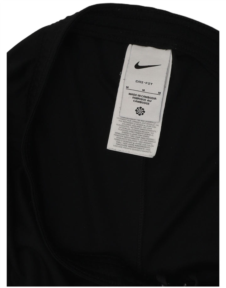 Nike Mens Médio Preto Listrado Poliéster Esportes