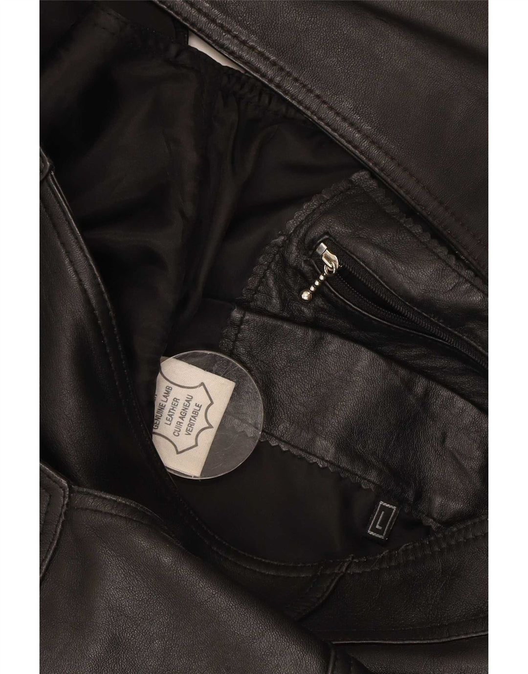Colete de couro masculino vintage grande couro preto