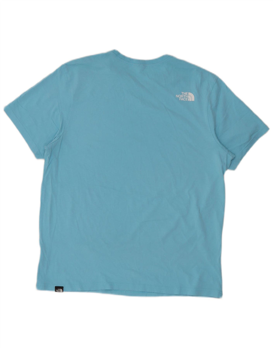 Camiseta gráfica masculina The North Face azul médio