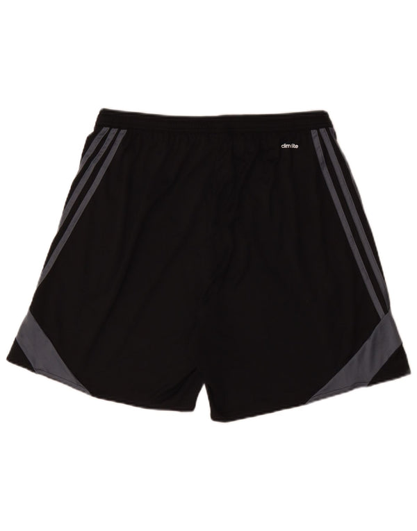 Adidas Mens Climalite Sport Shorts Grande Poliéster Colorblock Preto