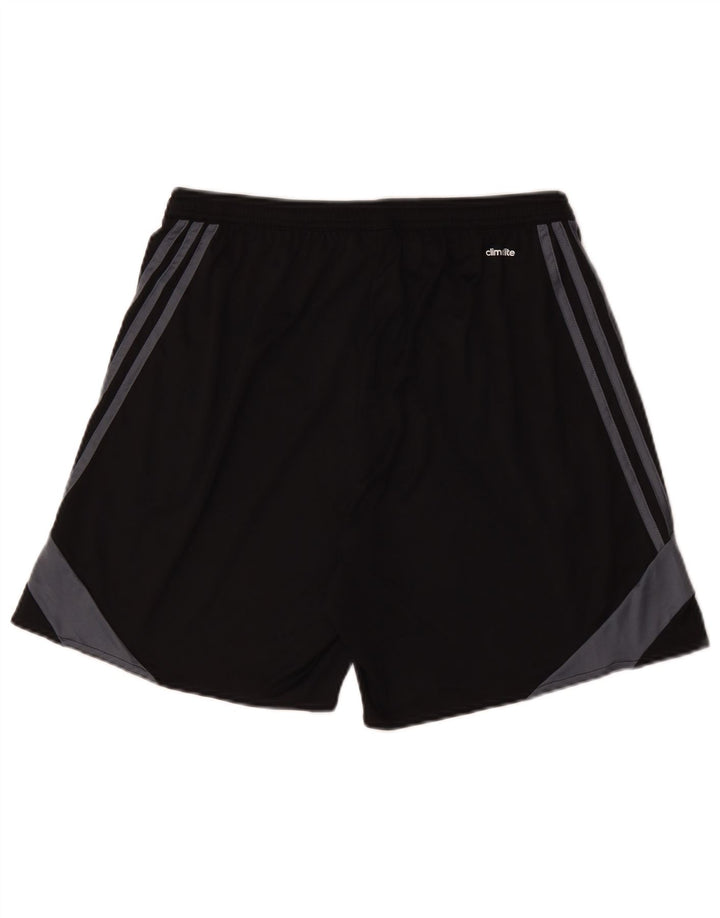 Adidas Mens Climalite Sport Shorts Grande Poliéster Colorblock Preto