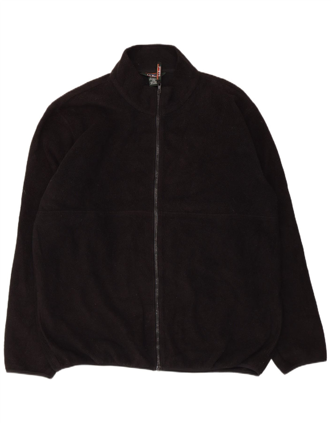 Jaqueta de lã masculina L.L.Bean UK 42 XL poliéster preto