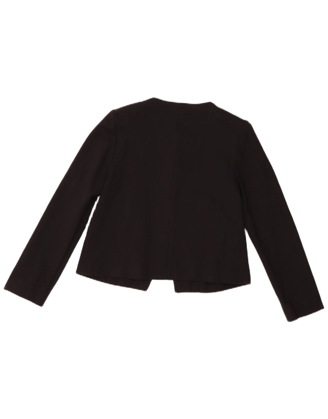 Jaqueta Blazer Feminina Whistles Crop 3 Botões Reino Unido 10 Pequena Viscose Preta