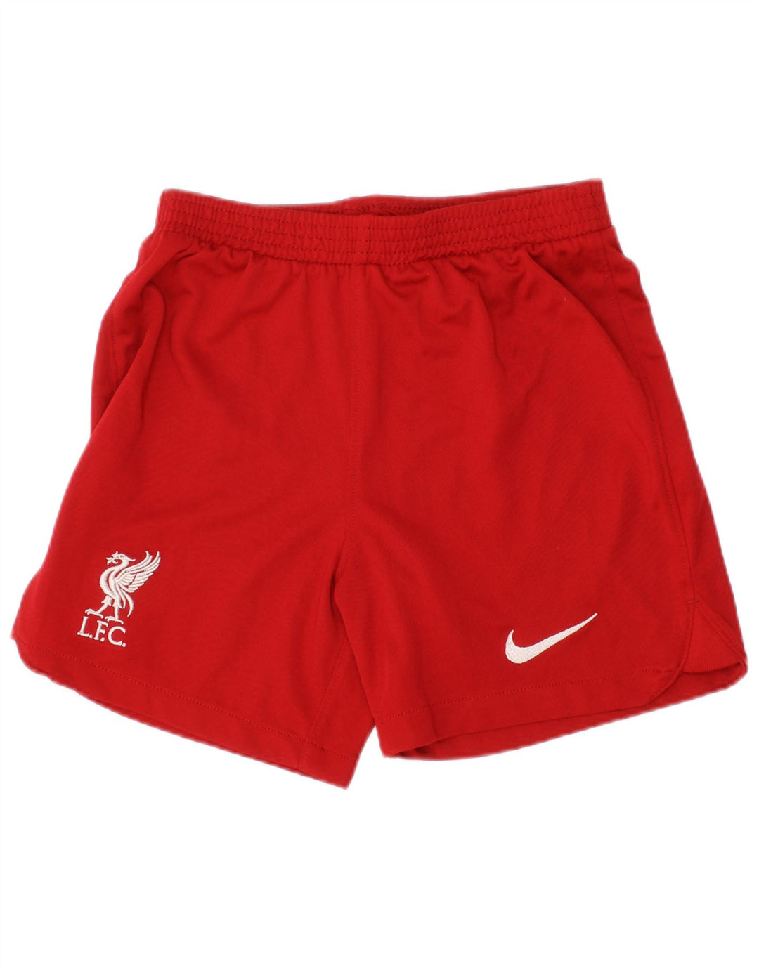 Nike Boys Liverpool Sport Shorts 6-7 anos grande poliéster vermelho