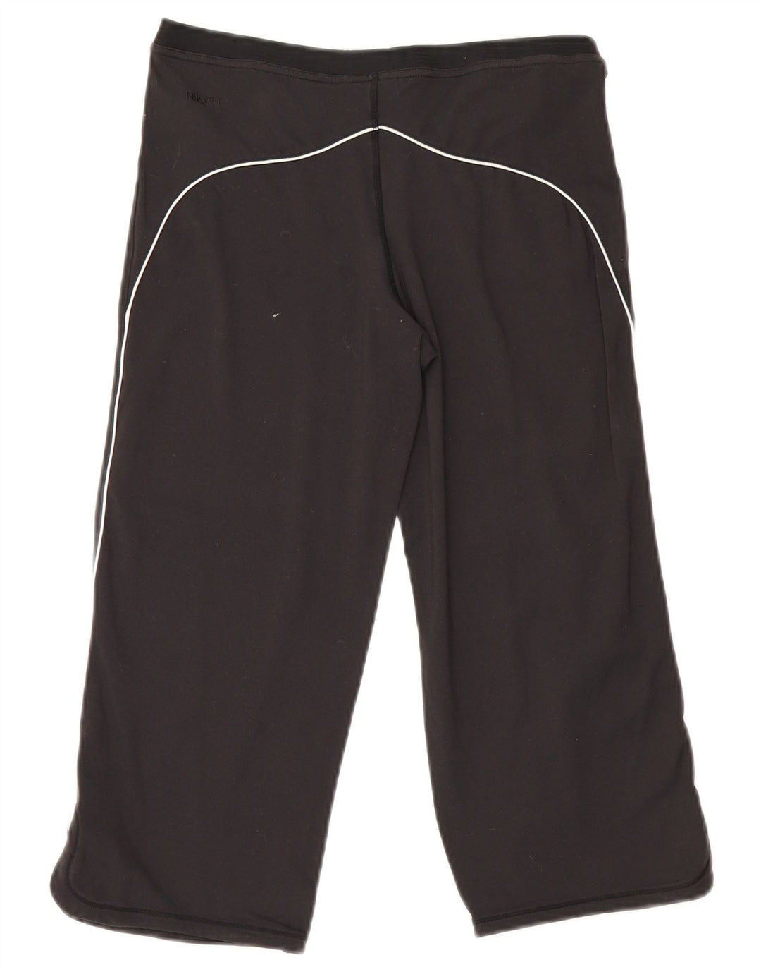 Leggings Nike Capri Femininas UK 8/10 Pequenas Pretas Nylon