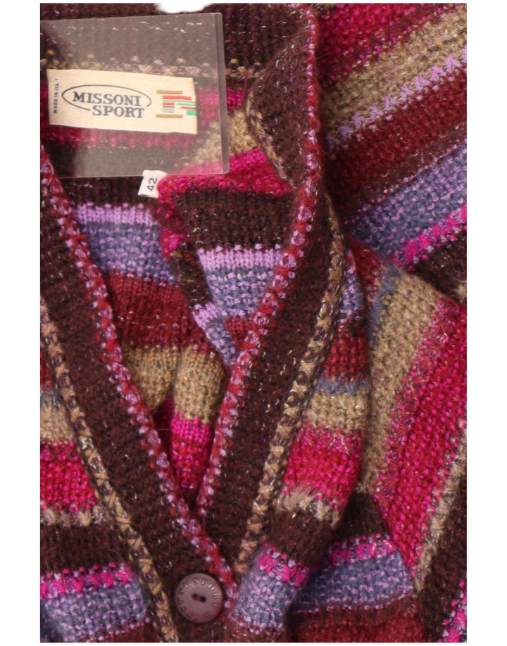Suéter cardigã feminino Missoni Sport IT 42 médio listrado multicolorido