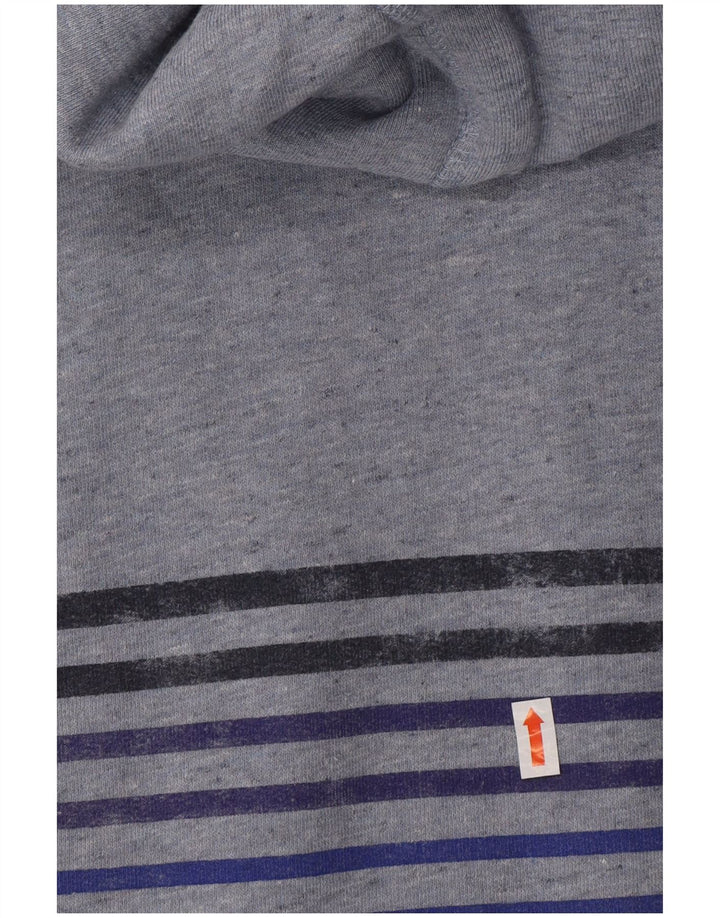 SUPERDRY moletom com capuz gráfico masculino 2XL algodão azul