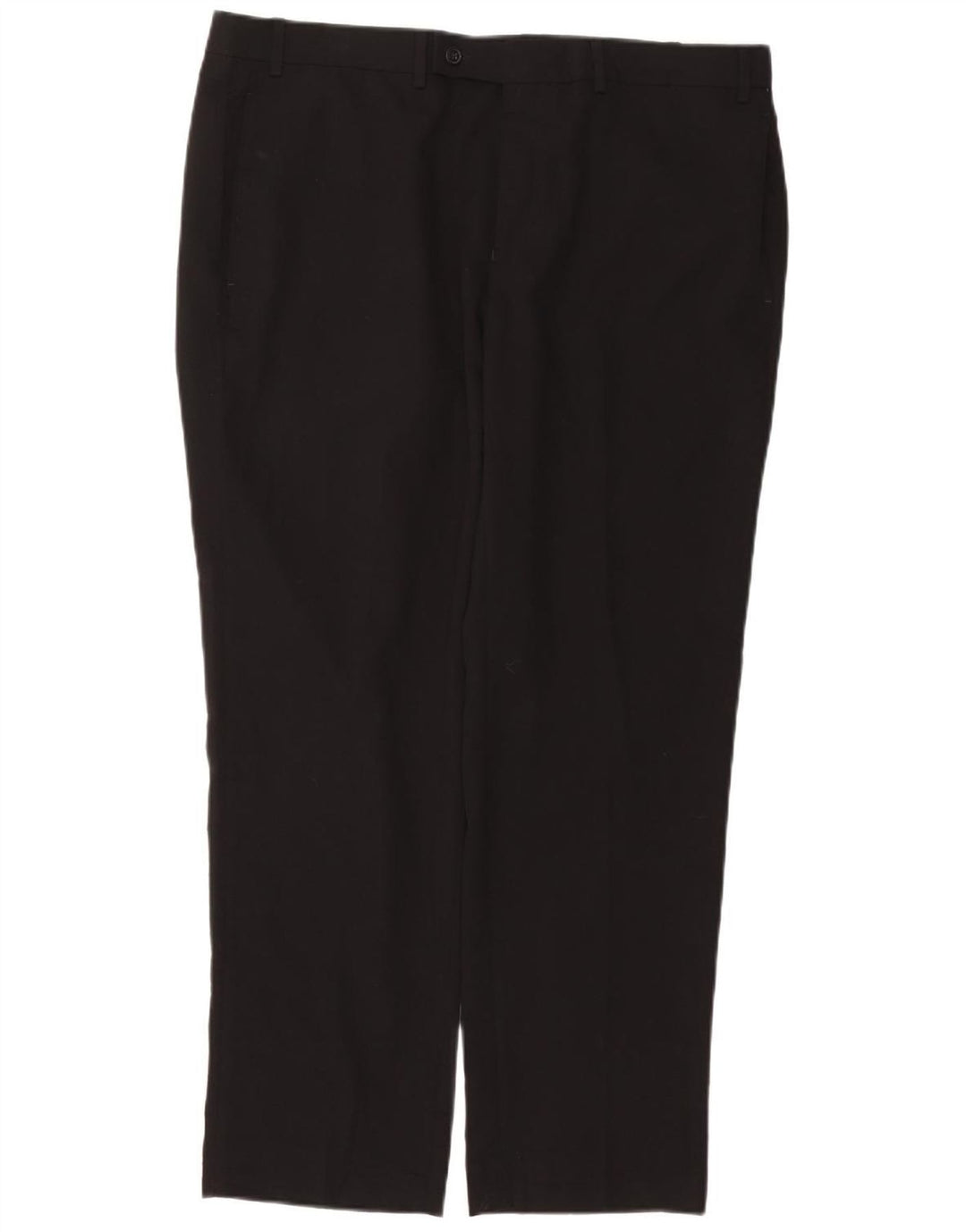 Calça masculina de terno reto RALPH LAUREN W38 L30 poliéster preto