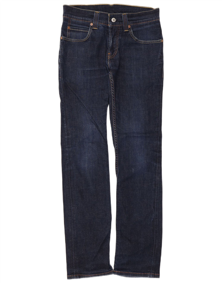 Calça Jeans Slim Feminina Levi's W30 L32 Azul Marinho Algodão