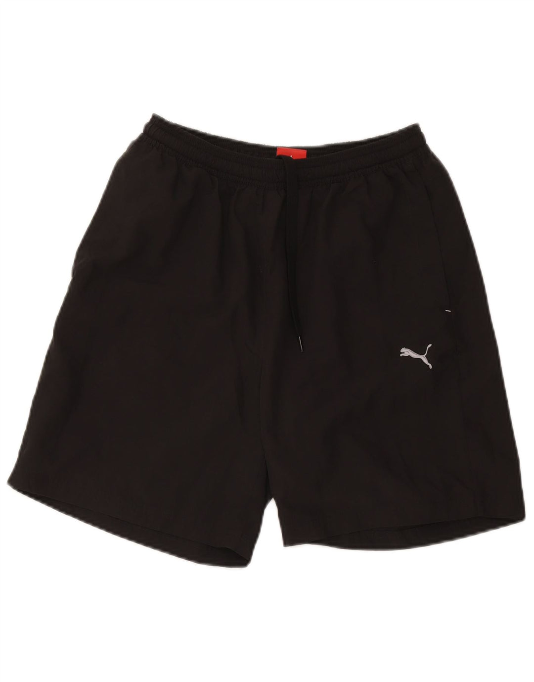 Shorts esportivos masculinos Puma médio preto poliéster
