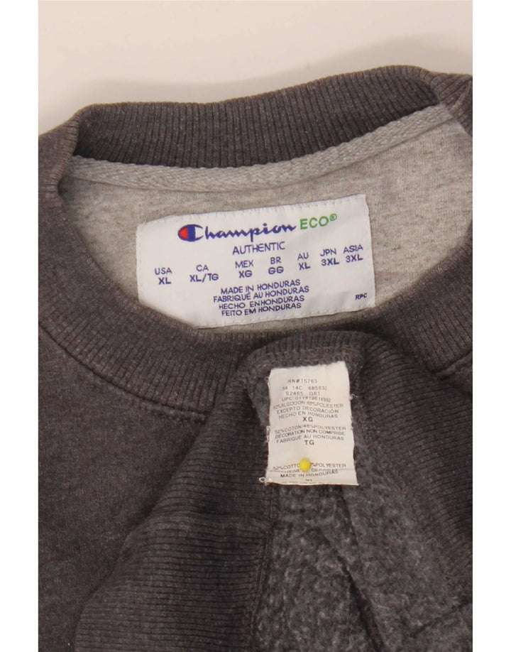 Champion moletom masculino jumper XL algodão cinza