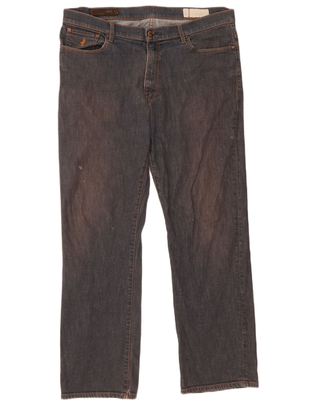 MARLBORO CLASSICS Calça jeans reta masculina W38 L34 algodão azul