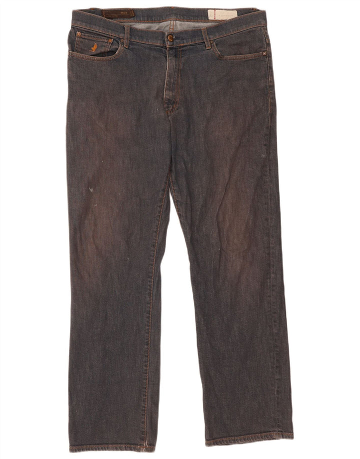 MARLBORO CLASSICS Calça jeans reta masculina W38 L34 algodão azul