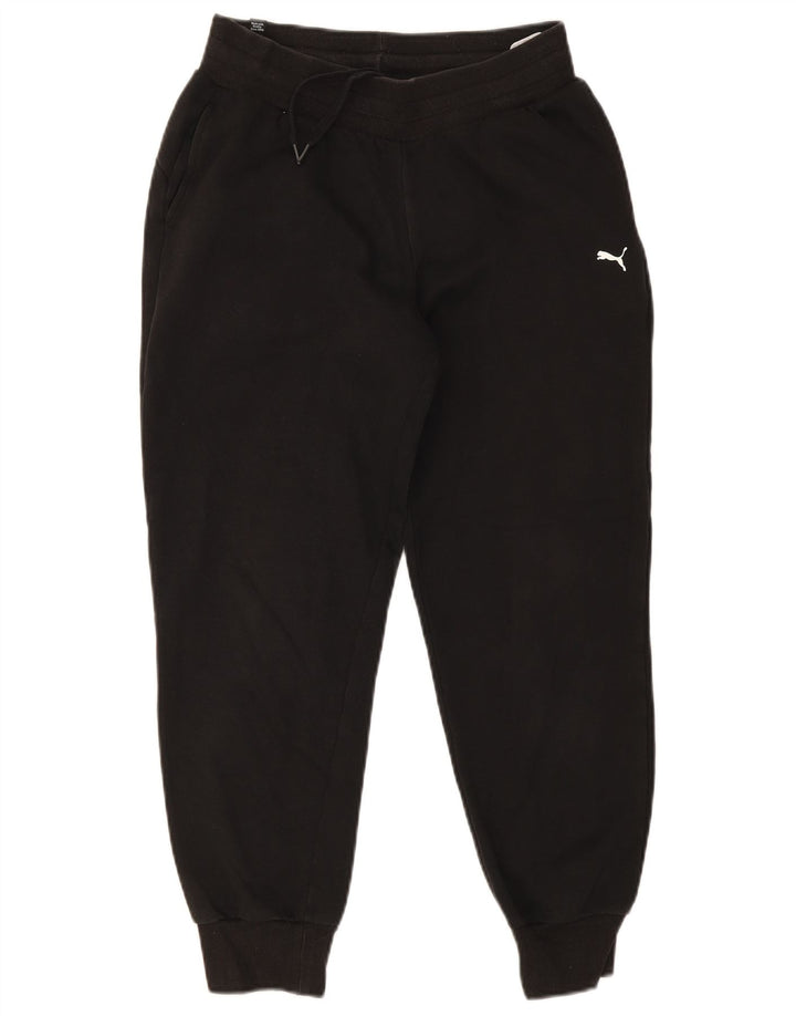 Calça de treino masculina Puma Joggers pequeno algodão preto