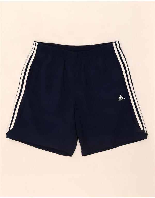 Adidas Masculino Climalite Sport Shorts Grande Azul Marinho Poliéster Esportes