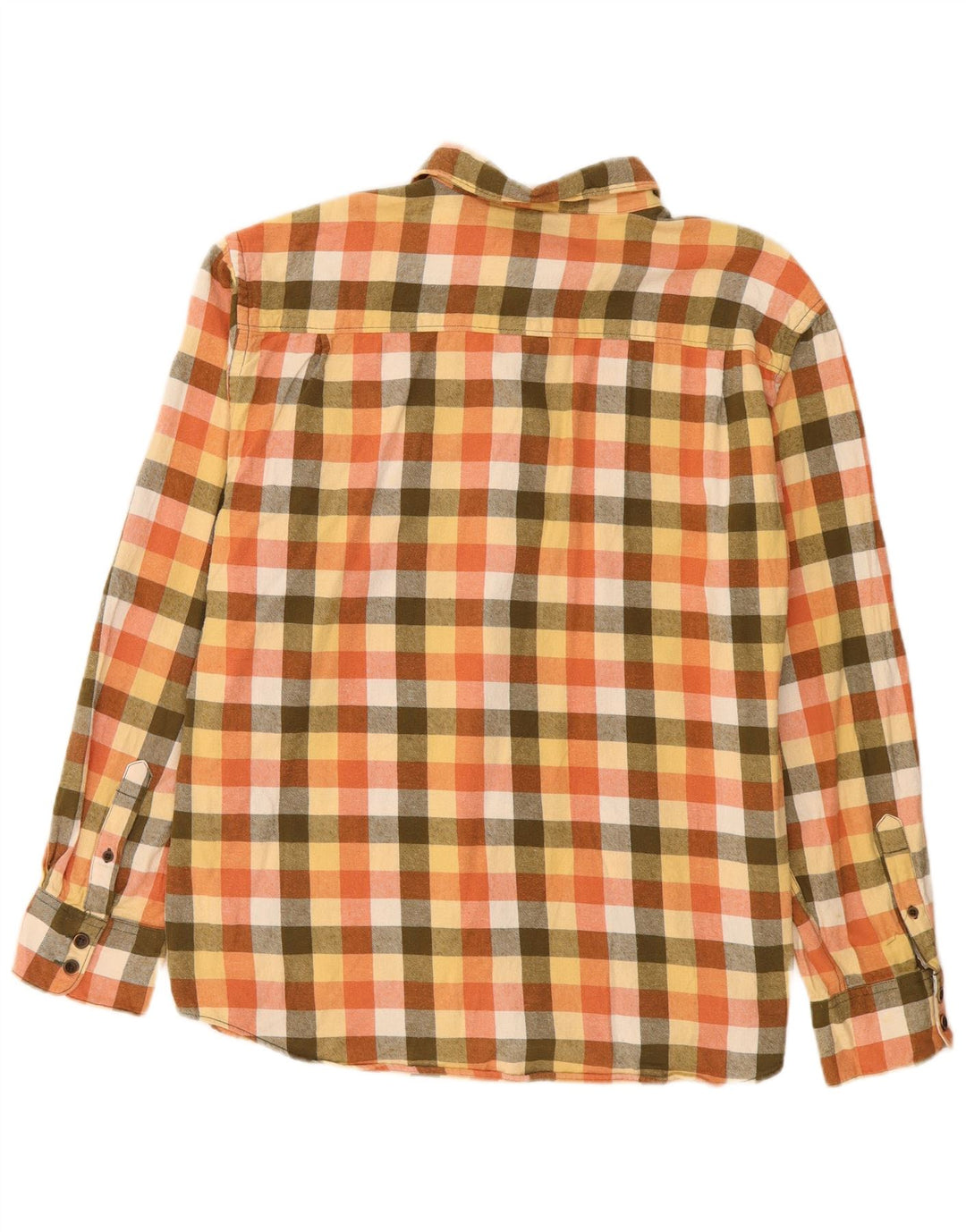 Camisa masculina de flanela Quiksilver 2XL algodão guingão multicolorido