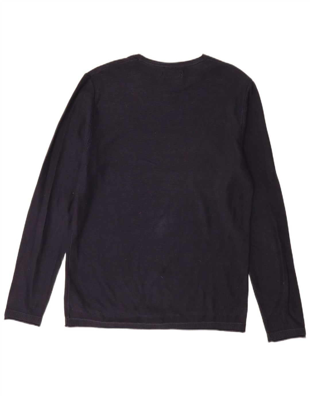 Suéter masculino Jack & Jones com gola redonda grande azul marinho