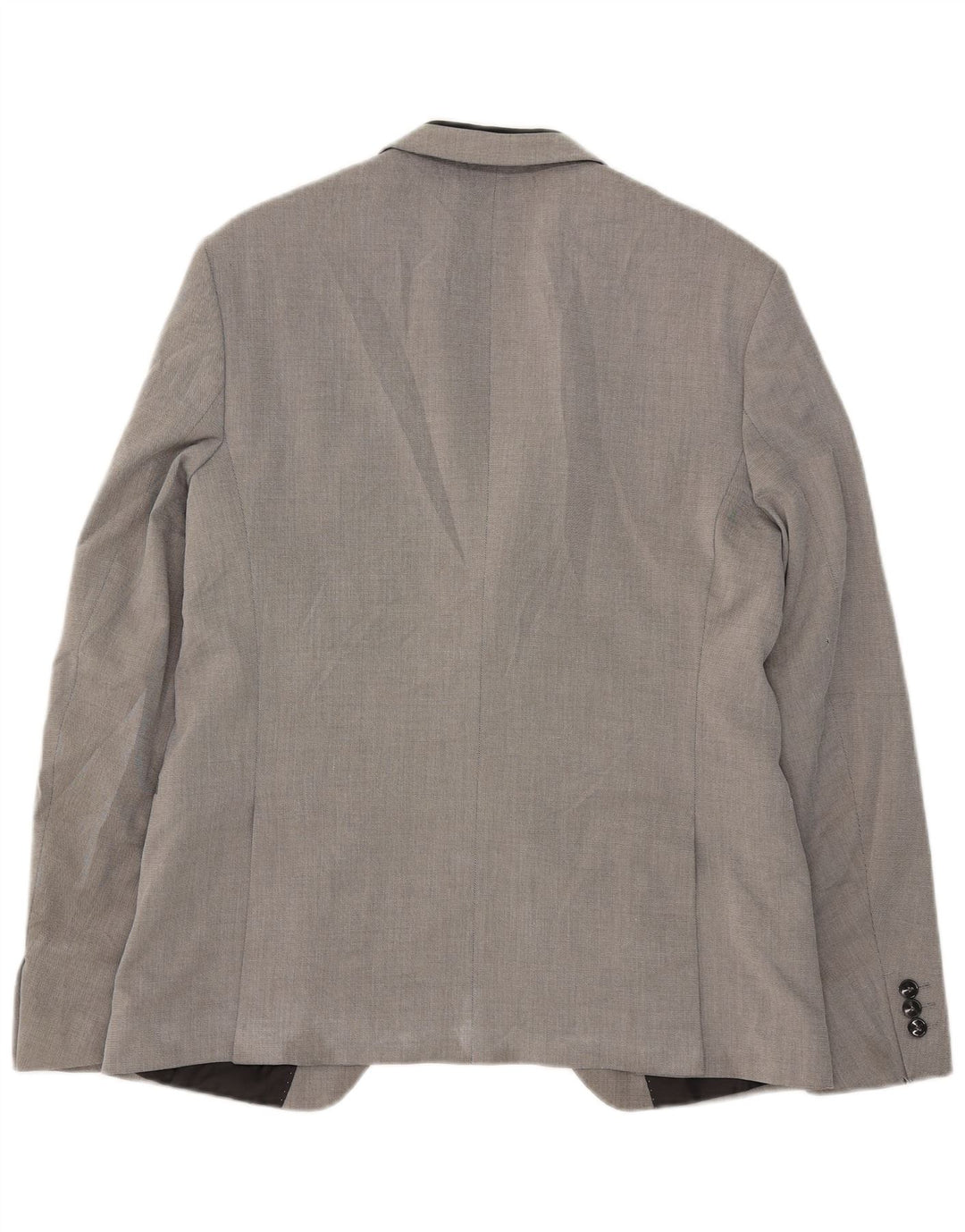 Jaqueta blazer masculina Zara com 1 botão EU 50 cinza médio