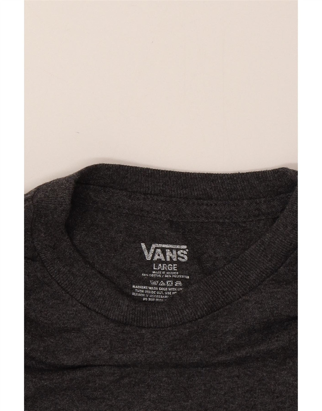 Camiseta VANS Meninos Graphic 12-13 Anos Grande Algodão Cinza
