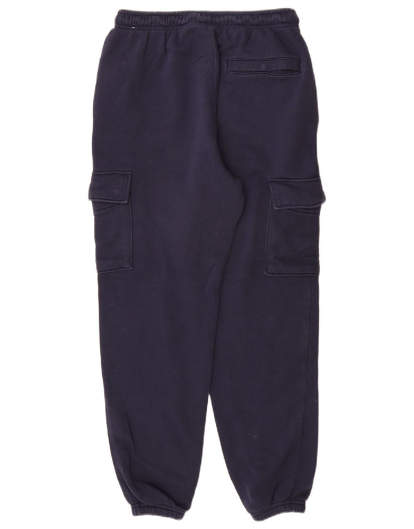 Calça de treino masculina Nike joggers pequeno algodão azul marinho