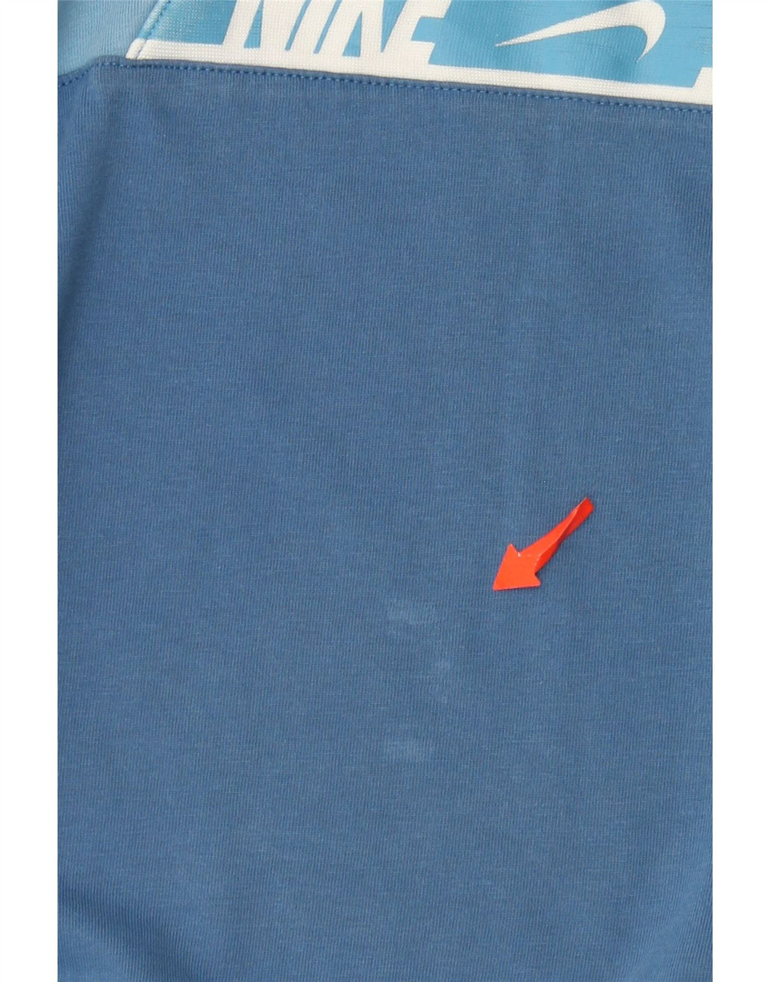 Camiseta Nike masculina gráfica Top médio algodão azul