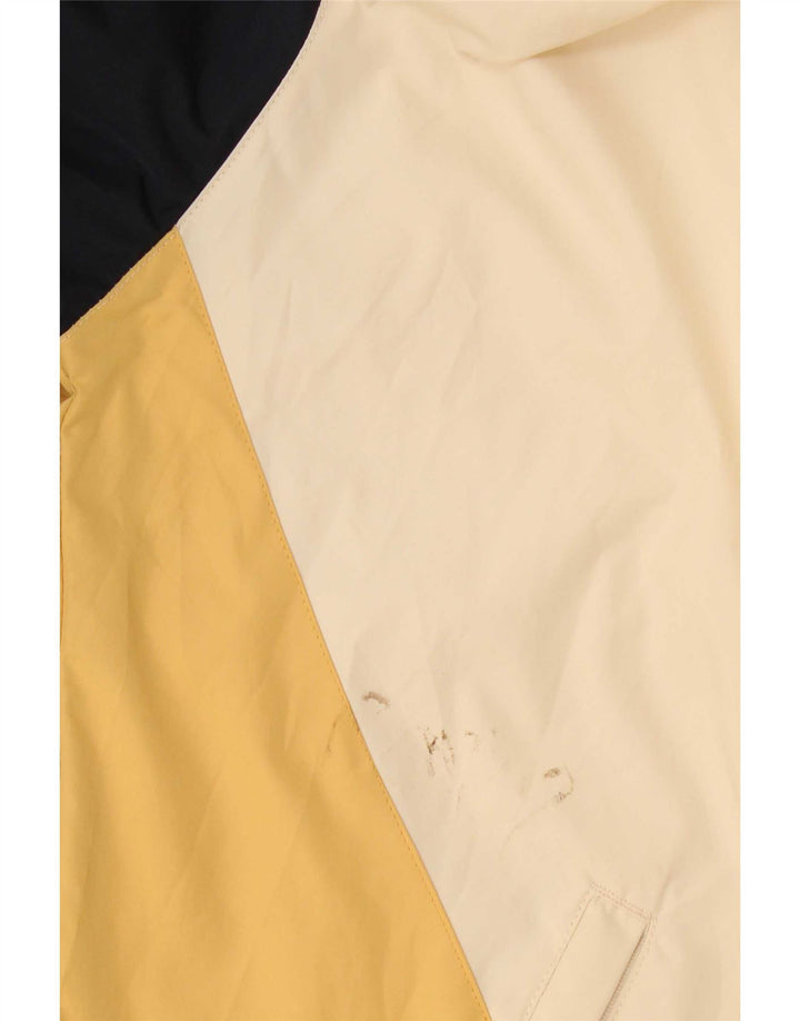 Jaqueta feminina Kappa UK 18 XL bege colorblock poliéster