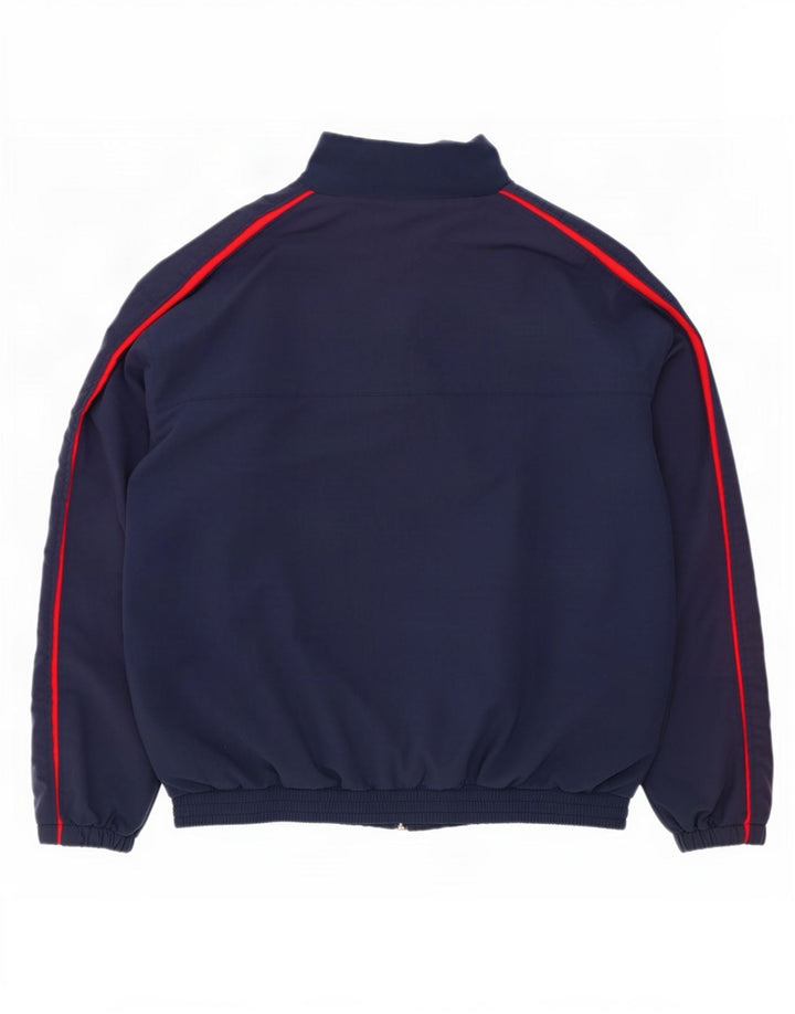 Jaqueta masculina de agasalho Umbro, grande, azul marinho, poliéster Colourblock