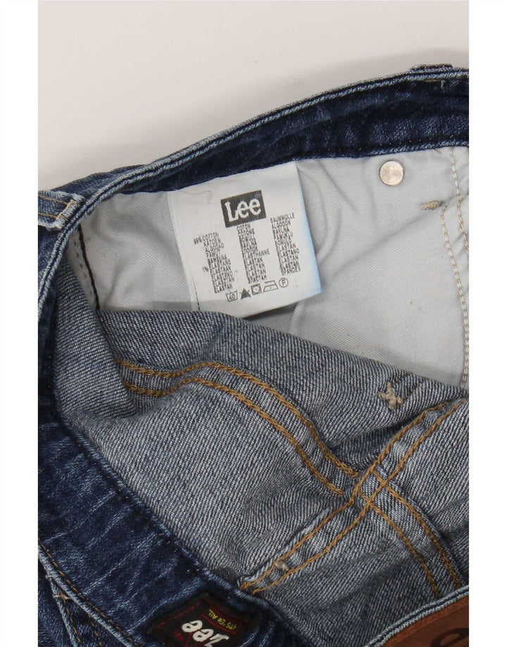 Lee Mens Cameron Straight Jeans W30 L29 Azul Algodão