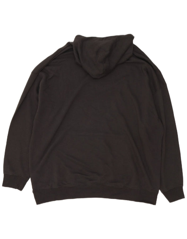 Puma Mens Hoodie Jumper 2XL Algodão Preto