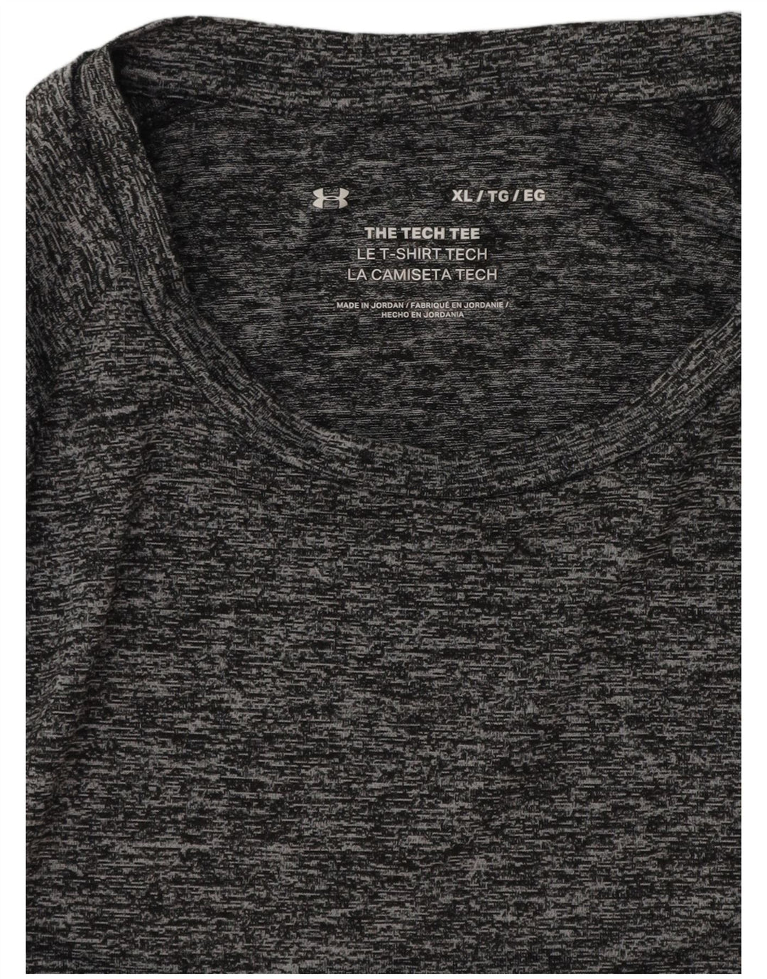 Camiseta masculina UNDER ARMOUR Top XL cinza manchado