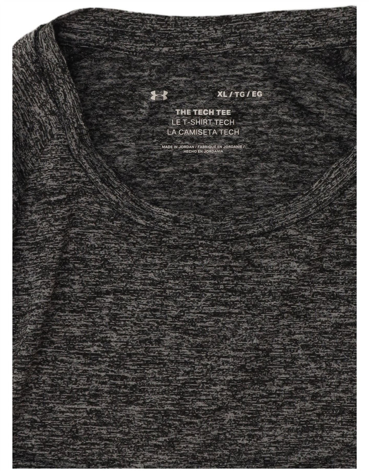 Camiseta masculina UNDER ARMOUR Top XL cinza manchado