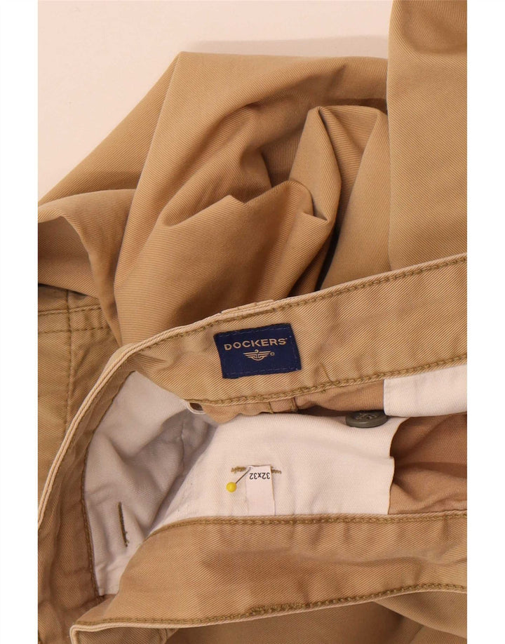 Dockers Calça Chino Masculina Reta W32 L32 Bege