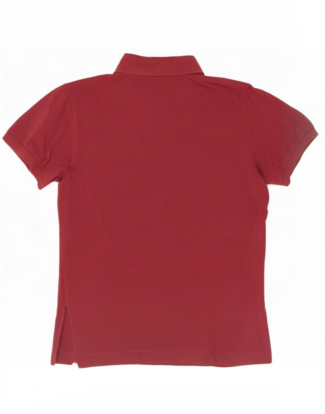 Camisa polo masculina Lacoste tamanho 4 médio algodão Borgonha
