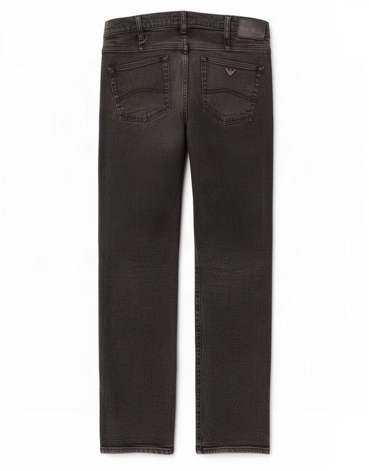 Jeans retos femininos Armani W32 L33 algodão cinza