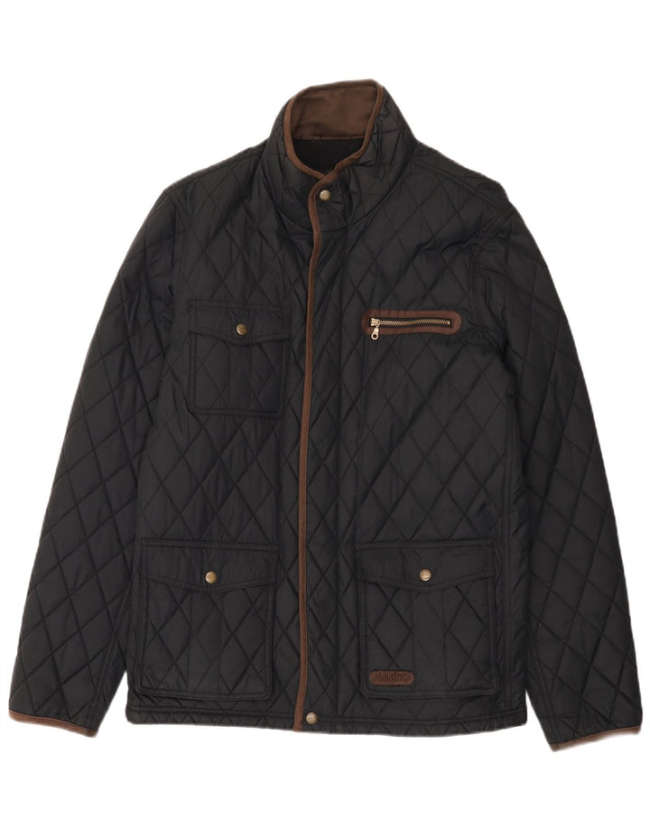 Jaqueta acolchoada masculina Musto UK 40 grande poliamida preta