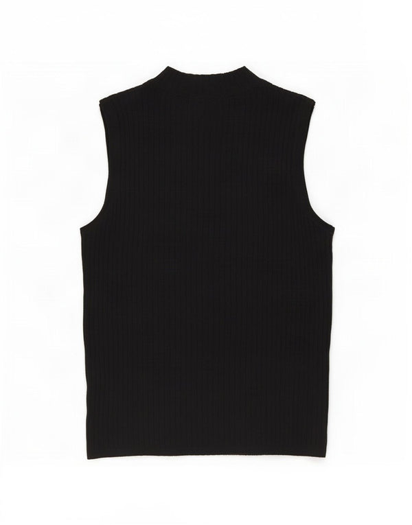 Colete feminino Marks & Spencer UK 10 pequeno preto