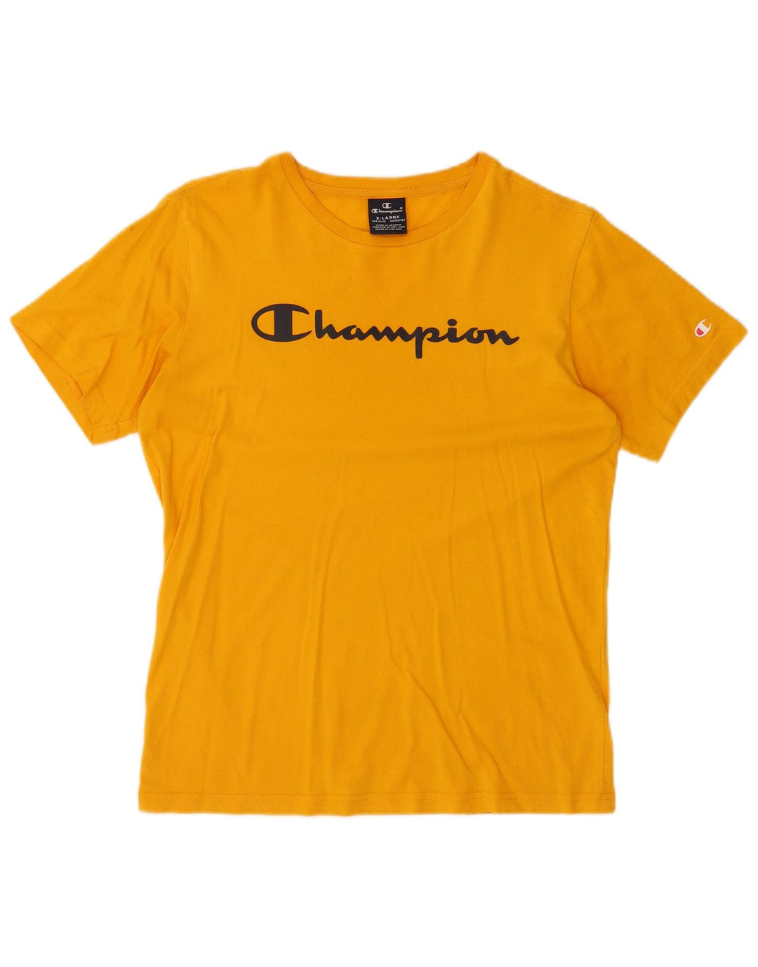 Camiseta gráfica CHAMPION Girls 13-14 anos XL amarelo