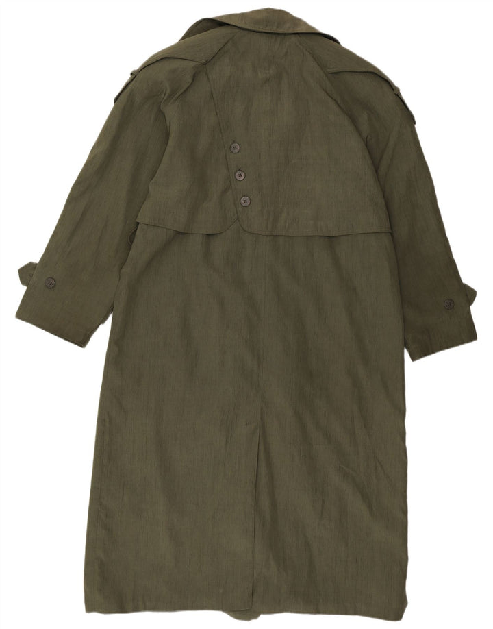 Savannah Womens Oversized Trench Coat UK 10 Pequeno Poliéster Verde