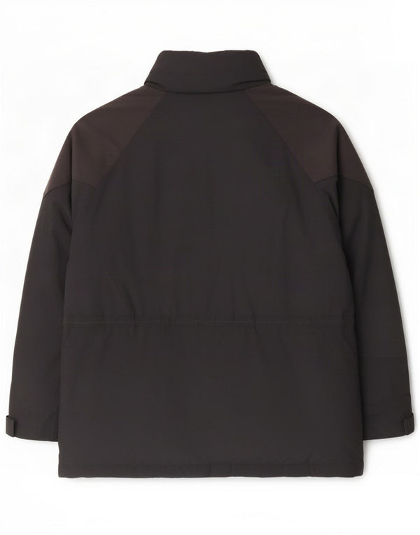Jaqueta corta-vento masculina com capuz Marks & Spencer UK 40 grande preta