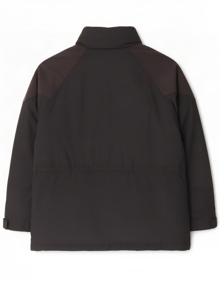 Jaqueta corta-vento masculina com capuz Marks & Spencer UK 40 grande preta