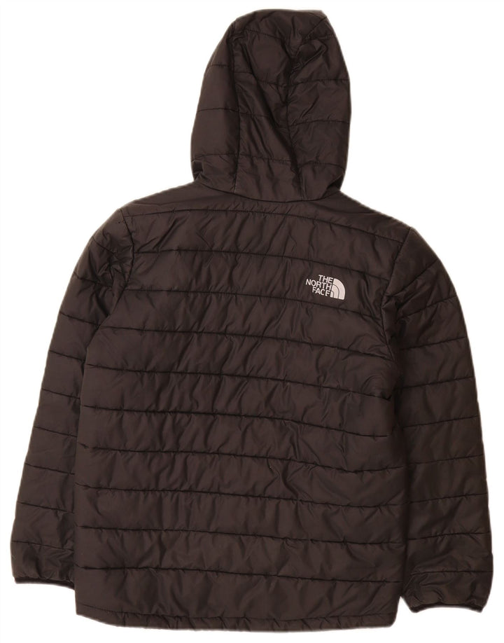 Jaqueta acolchoada com capuz The North Face Boys 9-10 anos médio preto poliéster
