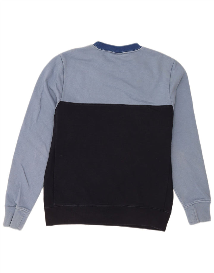 Paul Smith moletom masculino regular fit jumper pequeno azul colorblock algodão