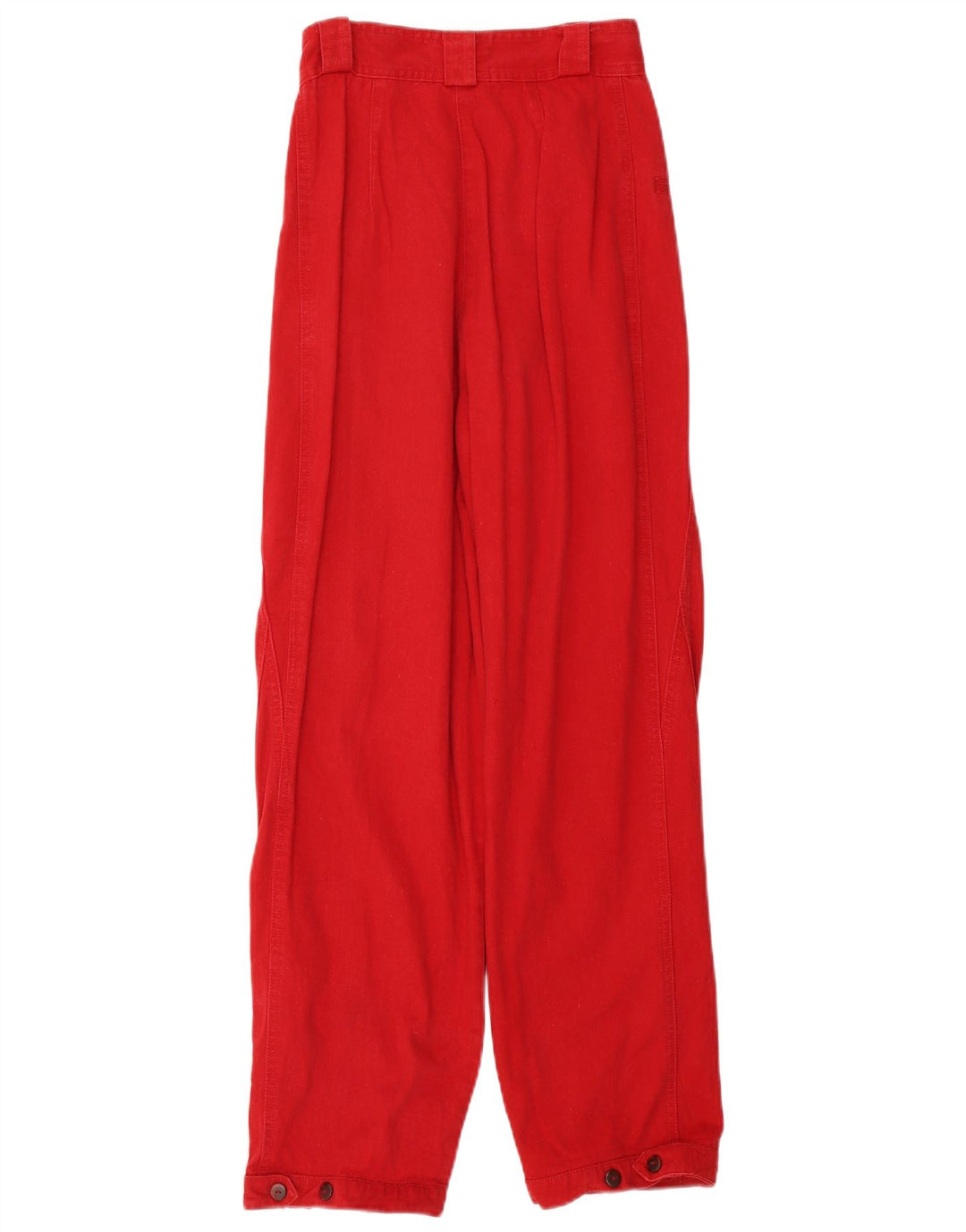 Calça casual feminina vintage W24 L29 vermelha