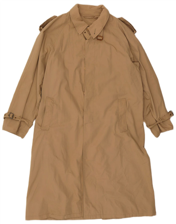 Trench Coat Vintage Masculino UK 38 Médio Bege Clássico
