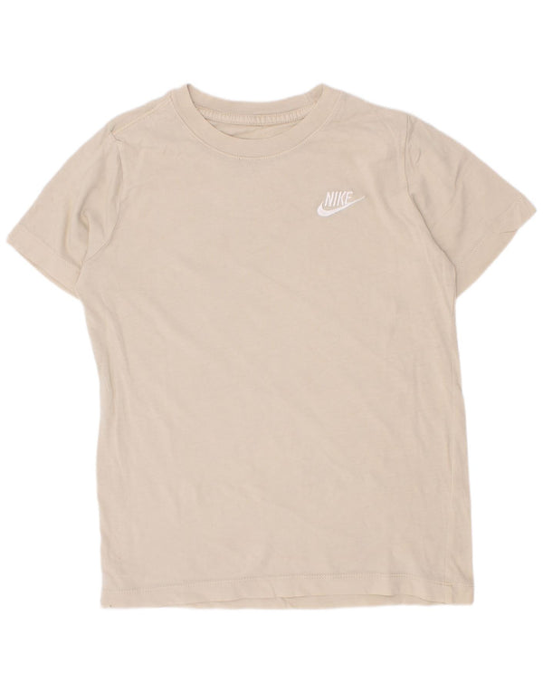 Camiseta Nike Menino Top 8-9 Anos Pequena Bege
