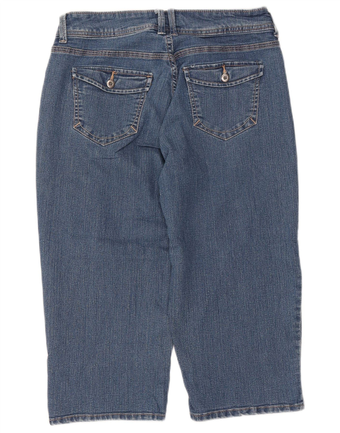 LEE Womens Riders Capri Jeans US 8 Médio W30 L18 Azul Algodão
